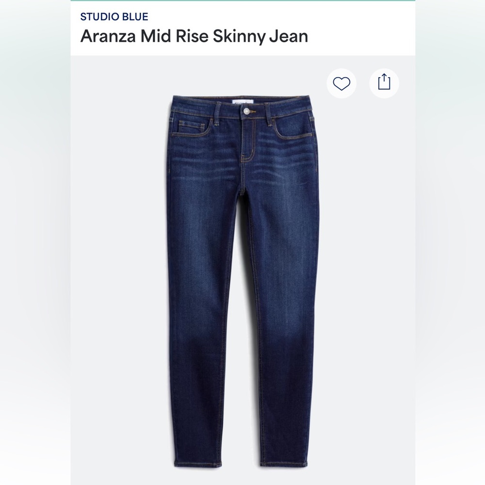 Studio Dark Blue Denim Jeans